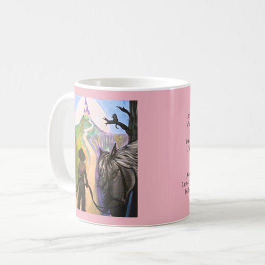 Cowgirl-Prinzessin Kaffeetasse (Vorderseite Links)