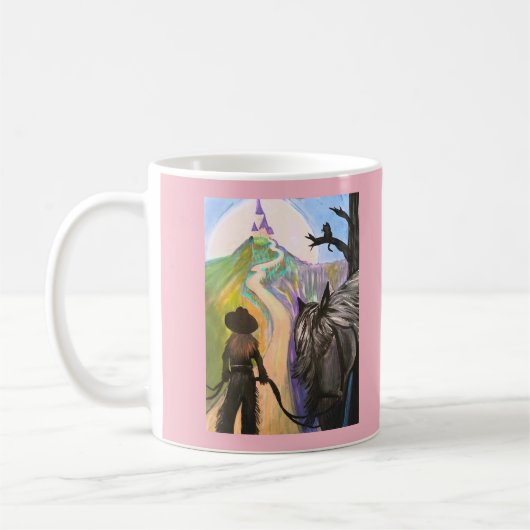 Cowgirl-Prinzessin Kaffeetasse (Links)