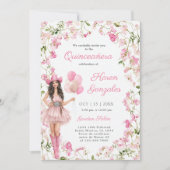 Cowgirl Quinceañera Einladung (Vorderseite)