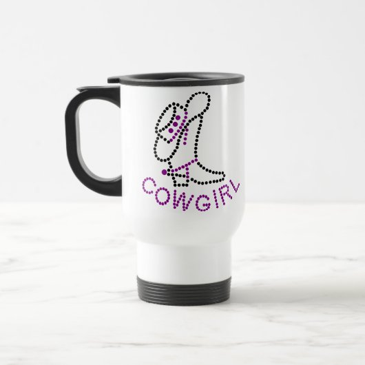 Cowgirl Reisebecher (Links)