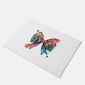 Cowgirl Reiten Pferde Coquette Bow Fußmatte (Schrägansicht)