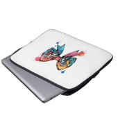 Cowgirl Reiten Pferde Coquette Bow Laptopschutzhülle (Vorne Knopf)