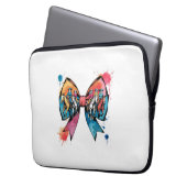 Cowgirl Reiten Pferde Coquette Bow Laptopschutzhülle (Vorderseite Links)