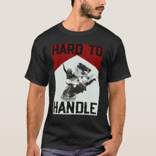 Cowgirl reitet hart zu handhabendes Western-Countr T-Shirt