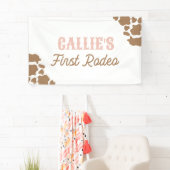 Cowgirl Rodeo Birthday Party Banner (Insitu)
