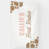 Cowgirl Rodeo Birthday Party Banner (Vertikal)
