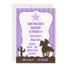 Cowgirl-Rodeo-Geburtstags-Party