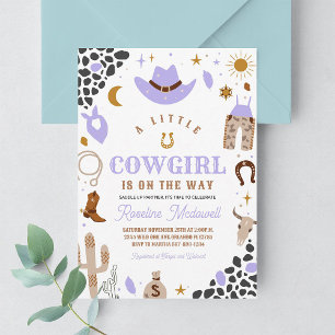 Cowgirl-Rodeo Südwestliche Babyparty-Einladung Einladung