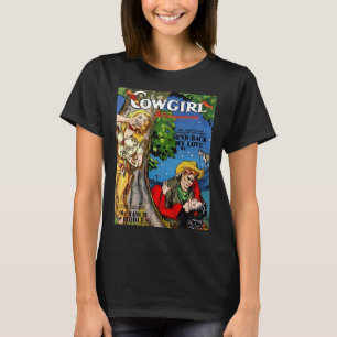 Cowgirl Romance The ratyal Vintage Comicen T-Shirt