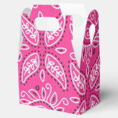 Cowgirl Rosa Bandana Muster Gastgeschenk Box Geschenkschachtel (Geöffnet)