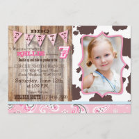 Cowgirl-rosa Bandanna-Western-Thema-Geburtstag