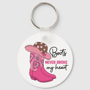 Cowgirl Rosa Cowboy Stiefel Western Pferdeliebhabe Schlüsselanhänger