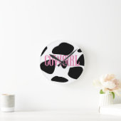 Cowgirl Runde Wanduhr (Zuhause)