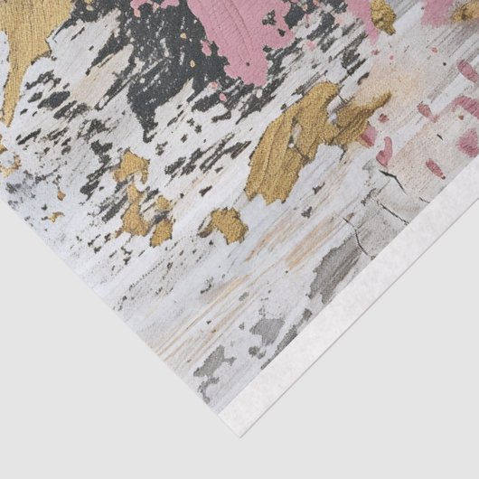 Cowgirl Rustic Glam Pink Leopard Decoupage Seidenpapier (Ausschnitt)