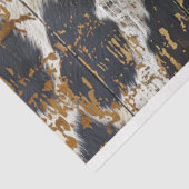 Cowgirl Rustic Western Country Wood Decoupage Seidenpapier (Ausschnitt)