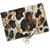 Cowgirl Rustic Western Country Wood Decoupage Seidenpapier