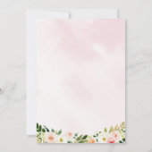 Cowgirl Saddle Up Pferd Pony Geburtstag Einladung (Rückseite)