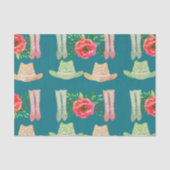 Cowgirl Seidenpapier (Vorderseite)