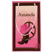 Cowgirl SGB Kleine Geschenktüte (Rückseite)