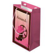 Cowgirl SGB Kleine Geschenktüte (Rückseite Schrägansicht)