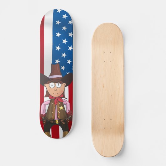 Cowgirl Skateboard (Vorderseite)