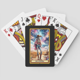 Cowgirl Skeleton Tarot Poker Cards Spielkarten