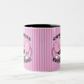 Cowgirl Skull Zweifarbige Tasse (Mittel)