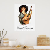 Cowgirl Songstress Poster (Küche)
