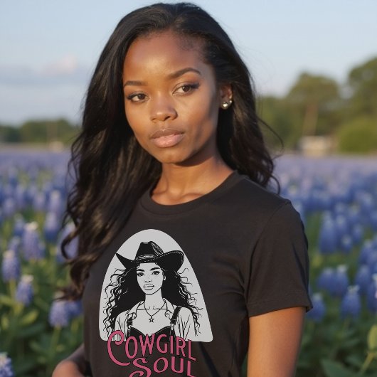Cowgirl Soul Black History Monte T-Shirt