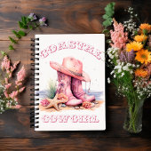 Cowgirl Spiral Notebook Notizblock