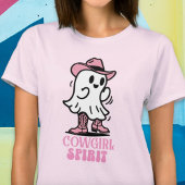 Cowgirl Spirit Halloween Niedlich Western Ghost Sh T-Shirt