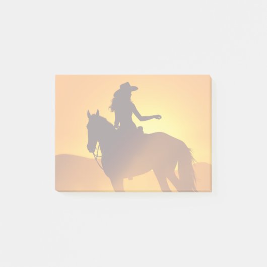 Cowgirl Sticky Notes Post-it Klebezettel (Vorderseite)