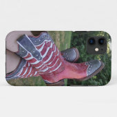 Cowgirl-Stiefel Case-Mate iPhone Hülle (Rückseite (Horizontal))