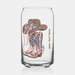 Cowgirl-Stiefel Dosenglas