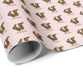 Cowgirl-Stiefel Geschenkpapier (Rolleneckpunkt)