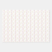 Cowgirl Stiefel & Hut zum Thema Western Geschenkpapier Set (Vorderseite)