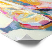 Cowgirl Stiefel Malerei Decke, Western Ranch Poster (Ecke)