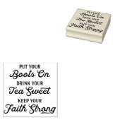 Cowgirl Stiefel, Sweet Tee, Faith Rubber Art Brief Gummistempel (Stempel)