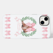 Cowgirl Stiefel und rosa Bows Personalisiert Case-Mate iPhone Hülle (Rückseite (Horizontal))