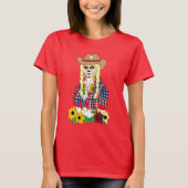 Cowgirl Sugar Skull T-Shirt (Vorderseite)