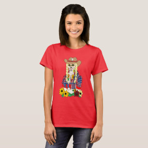 Cowgirl Sugar Skull T-Shirt