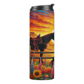 Cowgirl Summer - Sunset, Sass & Southern Charm Thermosbecher (Nach links gedreht)