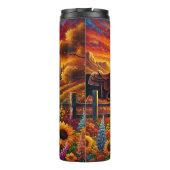 Cowgirl Summer - Sunset, Sass & Southern Charm Thermosbecher (Rückseite)