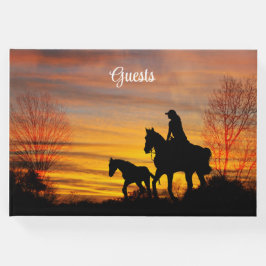 Cowgirl Sunset Horseback Ride Gästebuch