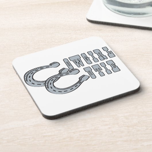 Cowgirl-Süsse Untersetzer (Linke Seite)