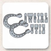 Cowgirl-Süsse Untersetzer (Vorderseite)