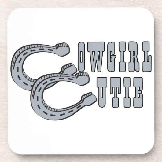Cowgirl-Süsse Untersetzer (Vorderseite)