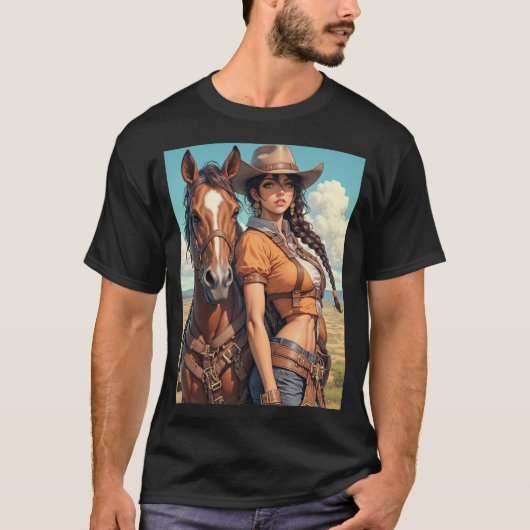 Cowgirl T-Shirt (Vorderseite)