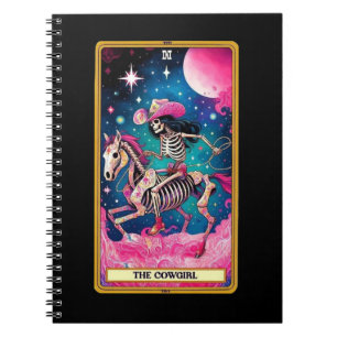 Cowgirl Tarot Card Notebook Collection Notizblock