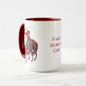 Cowgirl Tasse (Vorderseite Links)